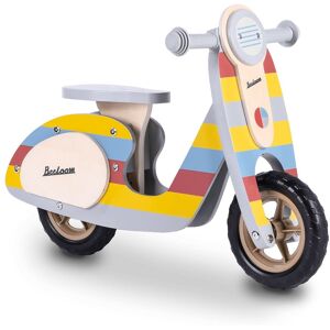 Beeloom Moto sin pedales para niños de madera natural multicolor