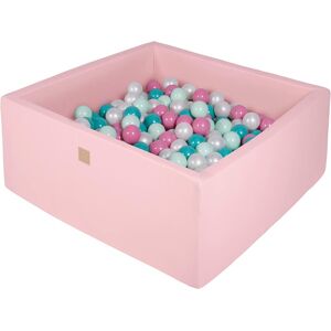 MeowBaby Baby Ball Pit Rosa Pastel 300 Bola Perla/Turquesa/Rosa Claro/Menta