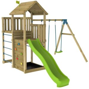 TP Toys Parque infantil de doble plataforma madera marrón FSC® TP Toys Parque infantil de doble plataforma madera marrón FSC®