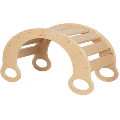 Sunny Arco montessori de madera, color marrón Sunny Arco montessori de madera, color marrón