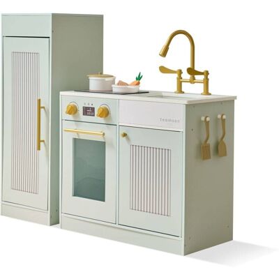 Teamson Cocina chester con nevera, verde, 80cm Teamson Cocina chester con nevera, verde, 80cm