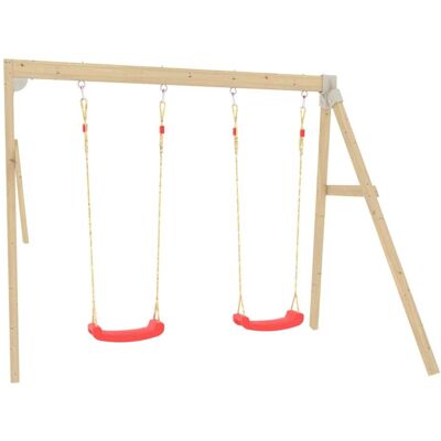 TP Toys Brazos de columpio con 2 columpios para casita modular marrón FSC® TP Toys Brazos de columpio con 2 columpios para casita modular marrón FSC®