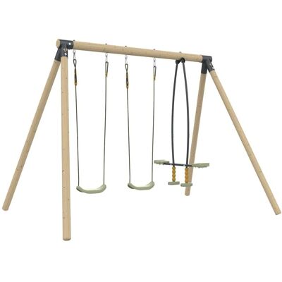 TP Toys Pórtico 2 basculante y opuesto madera marrón h224cm TP Toys Pórtico 2 basculante y opuesto madera marrón h224cm