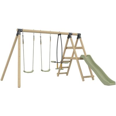 TP Toys Estación 2 columpios y opuestos madera marrón h190cm TP Toys Estación 2 columpios y opuestos madera marrón h190cm