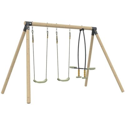 TP Toys Pórtico 2 basculante y opuesto madera marrón h190cm TP Toys Pórtico 2 basculante y opuesto madera marrón h190cm