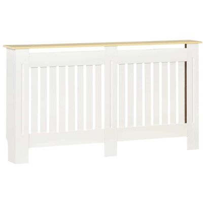 Homcom Cubierta de Radiador 152x19x83 cm Blanco - Diseño Moderno y Seguro Homcom Cubierta de Radiador 152x19x83 cm Blanco - Diseño Moderno y Seguro