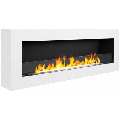 Divina fire chimenea bioetanol pared siena 120 120x40 blanco Divina fire chimenea bioetanol pared siena 120 120x40 blanco