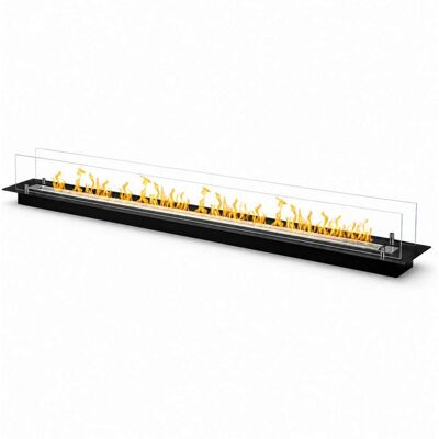 Quemador de bioetanol divina fire de vidrio y acero de 150 cm Quemador de bioetanol divina fire de vidrio y acero de 150 cm
