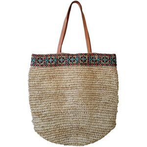 My Bliss Home Bolso de rafia natural, beige