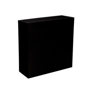 Newgarden Jardinera alta de polietileno muy resistente negro 80x32x80 cm