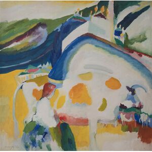 Legendarte Cuadro lienzo - La Vaca - Wassily Kandinsky - cm. 90x90