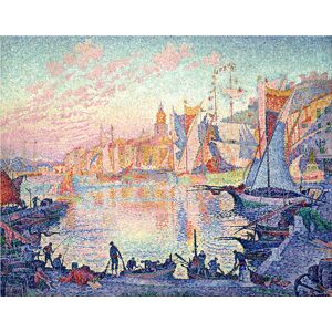 Legendarte Cuadro lienzo - El Puerto de Saint Tropez - Paul Signac - 80x100cm