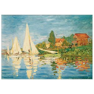 Legendarte Cuadro lienzo - de Regata en Argenteuil - Claude Monet - cm. 60x80