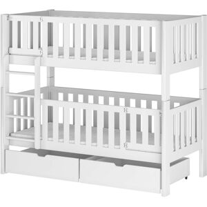 MueMue Litera infantil madera blanca 80x180cm