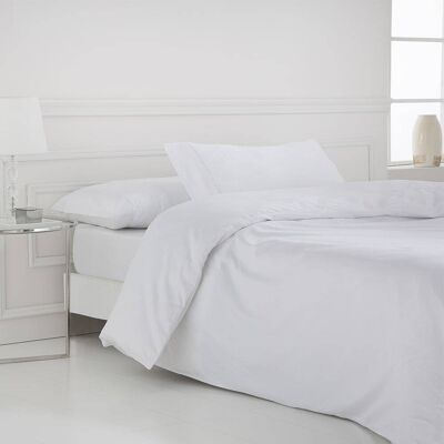 Cotton Artean Funda nórdica Saten Algodon Egipcio 400 Hilos blanco 240x220 Cama 150 Cotton Artean Funda nórdica Saten Algodon Egipcio 400 Hilos blanco 240x220 Cama 150