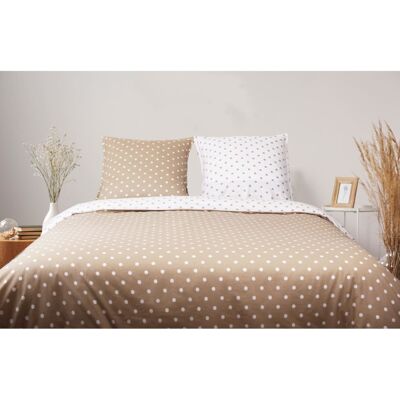 Funda de Edredón Beige 240x220cm Blanc Avenue Funda de Edredón Beige 240x220cm Blanc Avenue