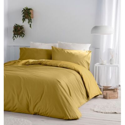 Naf Naf Funda nórdica lisa 100% algodón 240x220 cm maiz Naf Naf Funda nórdica lisa 100% algodón 240x220 cm maiz