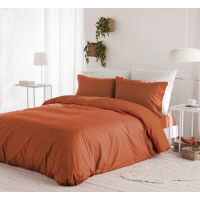 Naf Naf Funda nórdica lisa 100% algodón 240x220 cm caldera Naf Naf Funda nórdica lisa 100% algodón 240x220 cm caldera