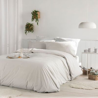 Naf Naf Funda nórdica lisa 100% algodón 240x220 cm marfíl Naf Naf Funda nórdica lisa 100% algodón 240x220 cm marfíl