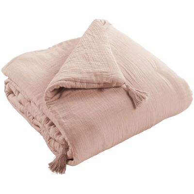 Housse De Rêve - 150x150 - Gasa de algodón - Malvavisco - Funda de edredón Housse De Rêve - 150x150 - Gasa de algodón - Malvavisco - Funda de edredón
