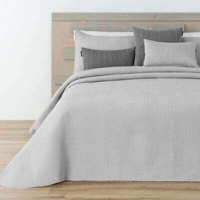 Manterol Colcha bouti nido de abeja gris cama 150/160cm Manterol Colcha bouti nido de abeja gris cama 150/160cm