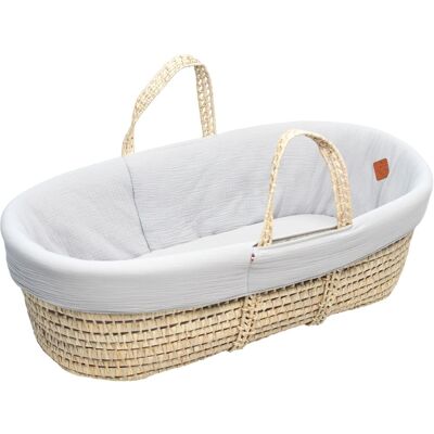 Sevira Kids Cestillo para bebé con colchón funda y sábana ajustable jeanne Sevira Kids Cestillo para bebé con colchón funda y sábana ajustable jeanne