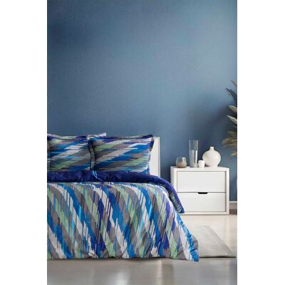 Blanc Avenue - Neron Satin Cotton - Satén de algodón - 63x63 cm fundas de almohada - Juego de funda nórdica Blanc Avenue - Neron Satin Cotton - Satén de algodón - 63x63 cm fundas de almohada - Juego de funda nórdica