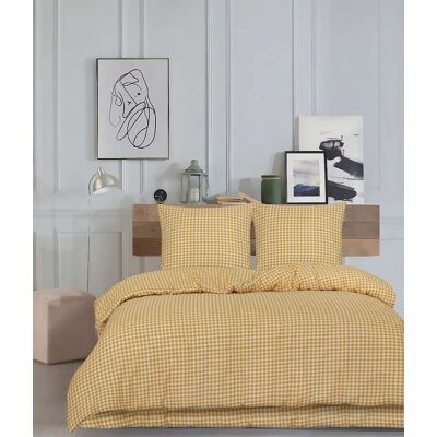 Blanc Avenue Juego de funda de edredón 200x200 cm+ 2 FA 65x65 cm 100% algodón Blanc Avenue Juego de funda de edredón 200x200 cm+ 2 FA 65x65 cm 100% algodón