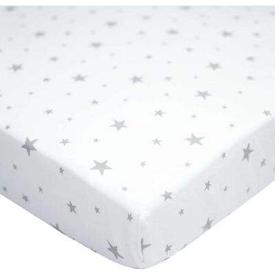 Sevira Kids Sábana bajera ajustable de algodón Sevira Kids Sábana bajera ajustable de algodón