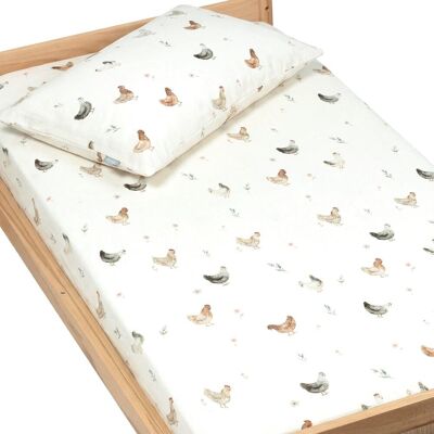 Sevira Kids Sábana bajera ajustable de algodón Sevira Kids Sábana bajera ajustable de algodón