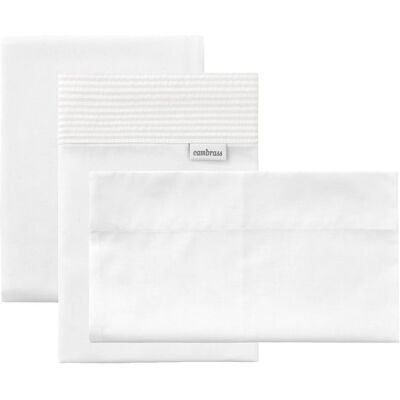 Cambrass Sábana cuna 3 piezas (cuna 70) 70x140x1 cm crema Cambrass Sábana cuna 3 piezas (cuna 70) 70x140x1 cm crema