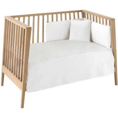 Cambrass Juego 2 piezas colcha desenfundable cuna 60 60x120x3 cm crema Cambrass Juego 2 piezas colcha desenfundable cuna 60 60x120x3 cm crema