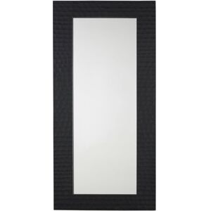 Maisons du Monde Espejo tallado negro 75 x 160