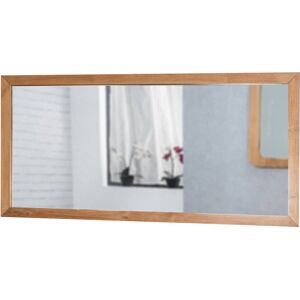 Wanda Collection Espejo rectangular grande de teca maciza 145 x 70