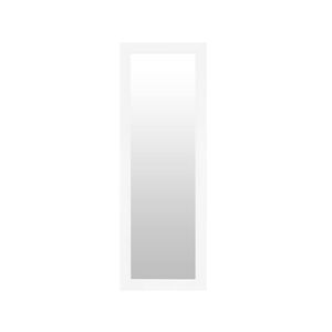 Decowood Espejo de madera color blanco de 54x154cm