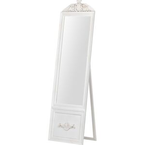 Adda Home Espejo blanco de cristal 52x3x180cm