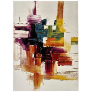 Atticgo Alfombra abstracta multicolor 120x170 cm