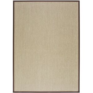 Unitrama Alfombra de vinilo en beige 100X150 cm