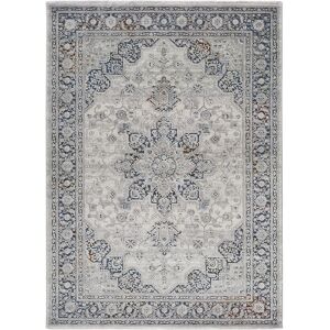 Atticgo Alfombra vintage en plata 160x230 cm