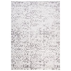 Tapiso Alfombra de salón crema gris vintage flores adorno suave 180 x 250 cm