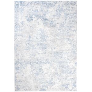 Tapiso Alfombra de salón crema gris azul suave 200 x 300 cm