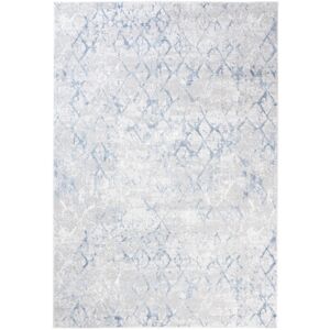 Tapiso Alfombra de salón crema azul gris  suave 160 x 220 cm