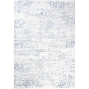 Tapiso Alfombra de salón azul crema vintage suave 250 x 350 cm