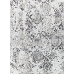 Surya Alfombra vintage oriental blanco/gris 120x170