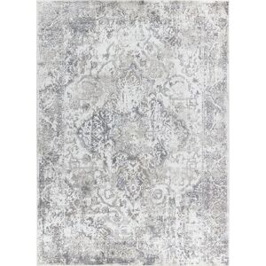 Surya Alfombra vintage oriental blanco/gris 120x170