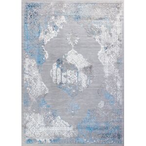 Surya Alfombra vintage oriental marfil/azul/gris 200x275
