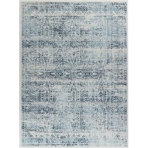 Surya Alfombra vintage oriental azul/blanco 200x275