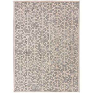 Atticgo Alfombra vintage con relieve en beige, 140X200 cm