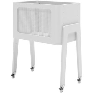 ID Kids Cuna colecho modulable madera maciza y mdf  blanco 40x70 cm