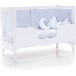 Alondra Cuna-cama en madera blanca (3en1) 60x120 cm